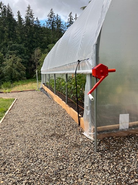 13' greenhouse kit installed in Salem Oregon